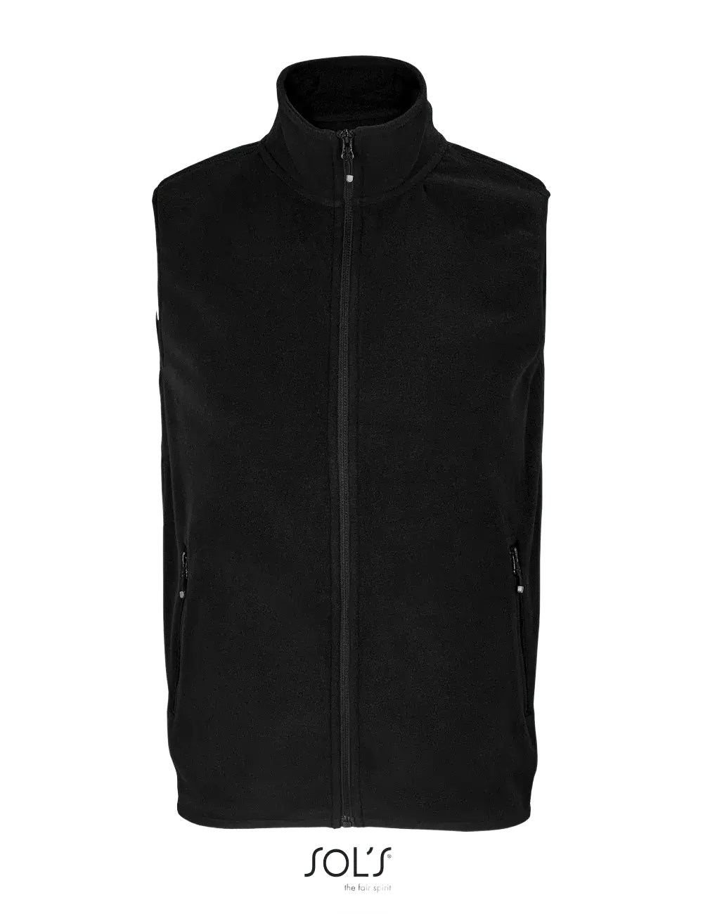 Αμάνικη unisex ζακέτα fleece Sol's Factor BW 03822 για εταιρικές στολές και προωθητικά δώρα