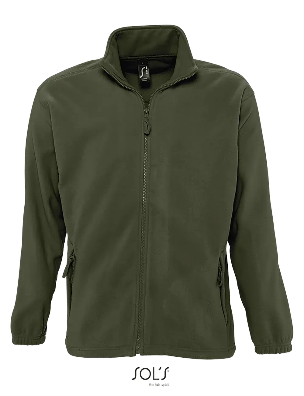 SOL'S North 55000 ανδρικό φλις jacket με φερμουάρ για εκτύπωση λογοτύπου