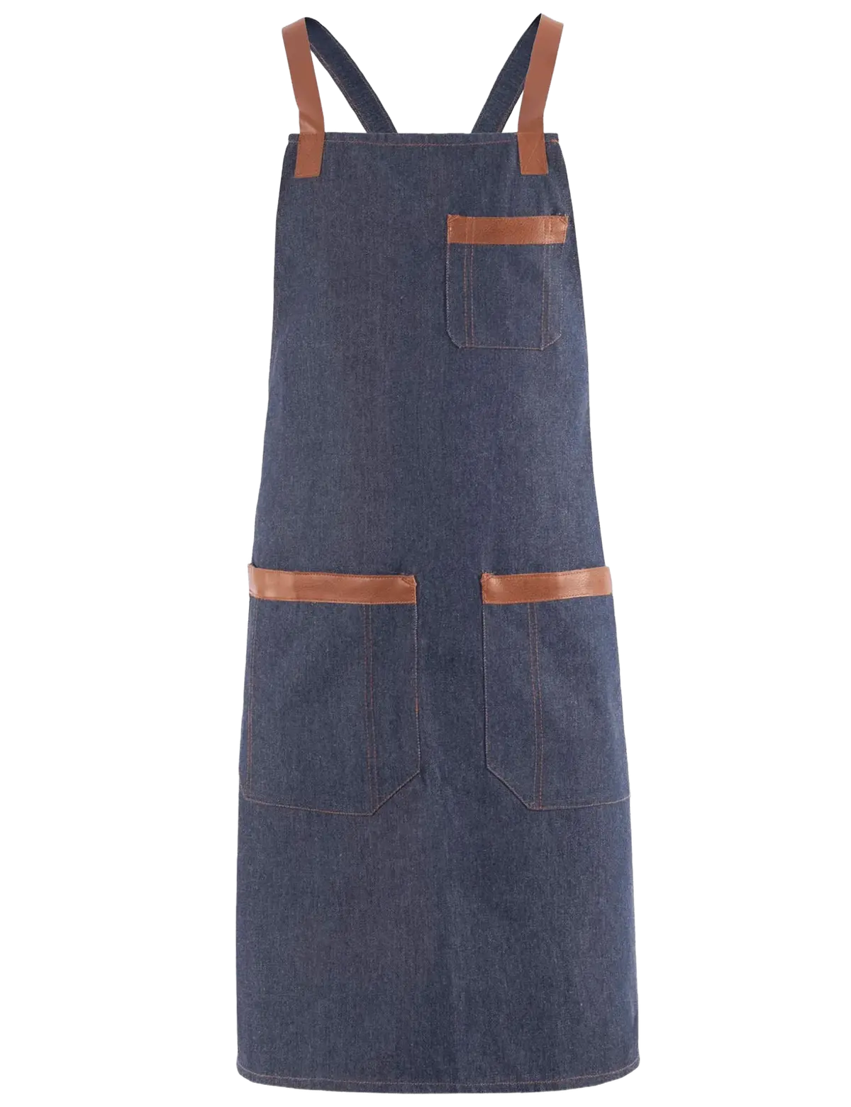Ποδιά λαιμού ESPRESSO χιαστί σε χρώμα Denim Blue – axon®