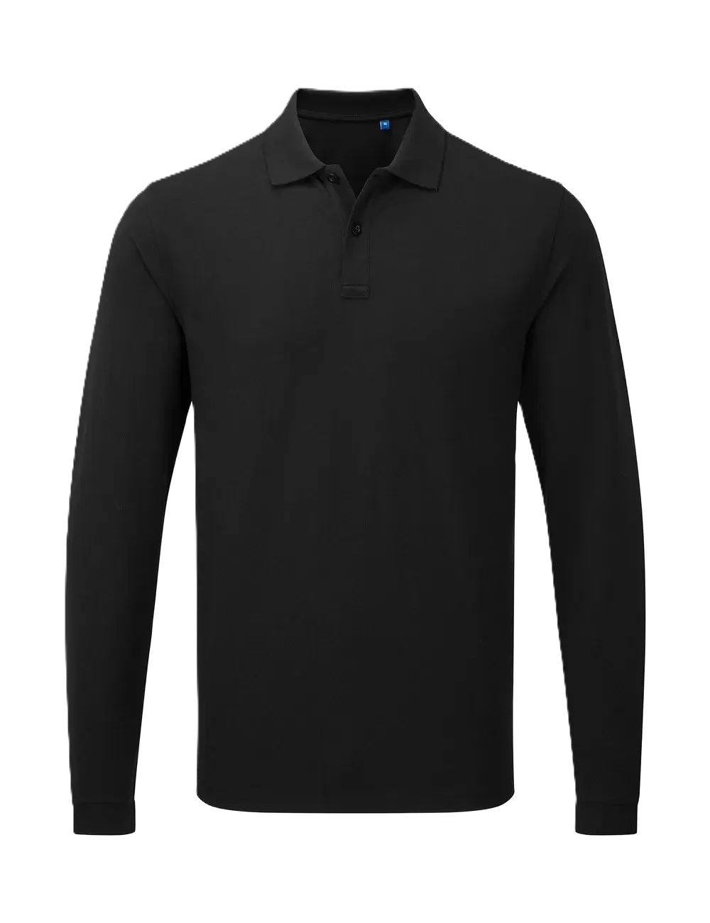 Premier PR997 Essential Unisex Μακρυμάνικο Πόλο – Μαύρο