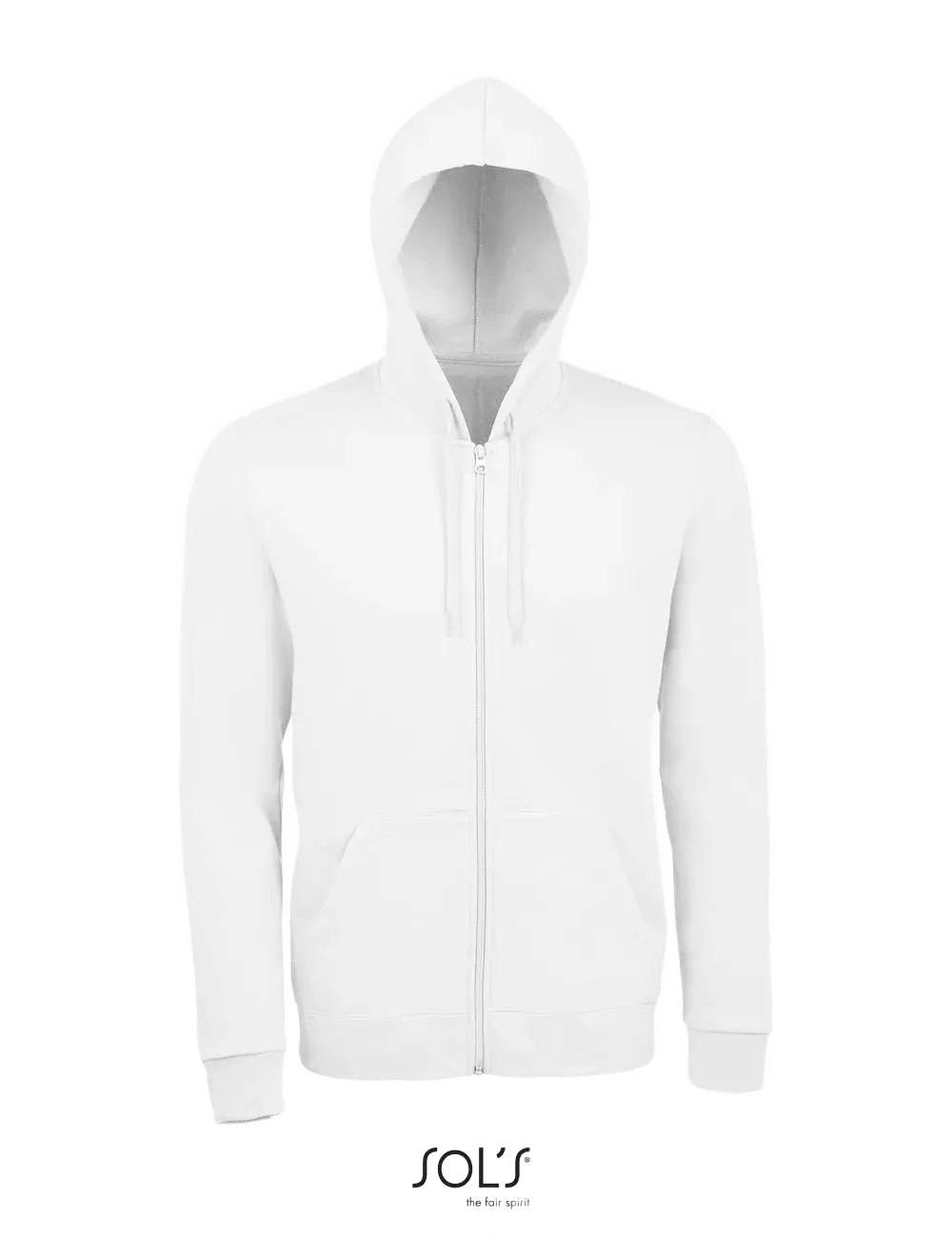 SOL'S Stone 01714 Unisex Ζακέτα Φούτερ με Φερμουάρ και Κουκούλα