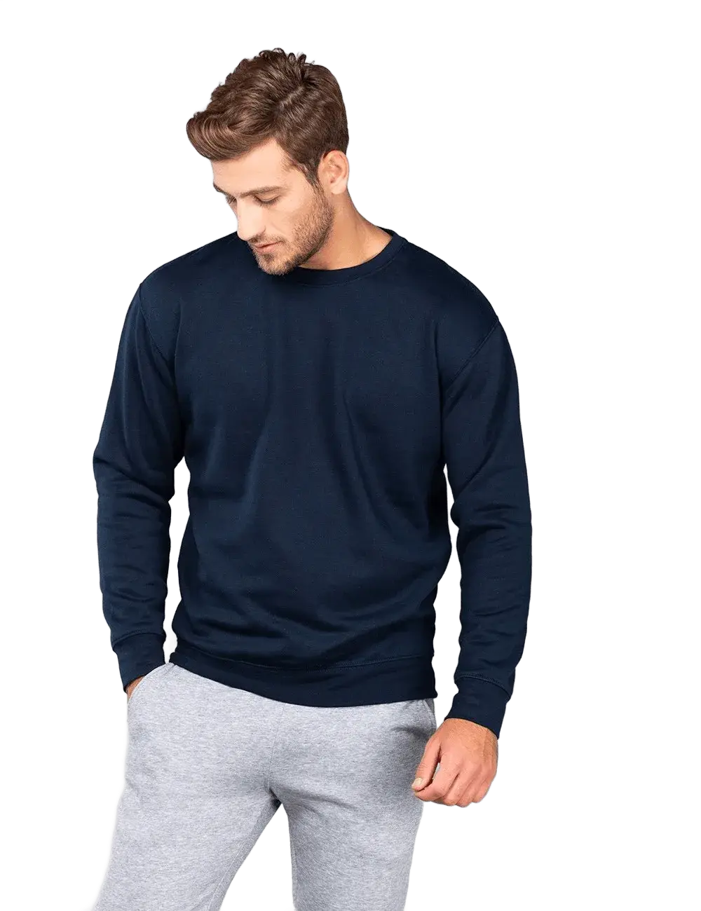 About Basics Ghost – Unisex Φούτερ Στρογγυλή Λαιμόκοψη