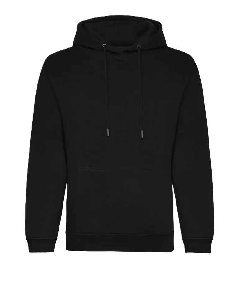 Οργανικό hoodie AWDis JH201 με κουκούλα, brushed inner fleece και δυνατότητα εφαρμογής λογότυπου.